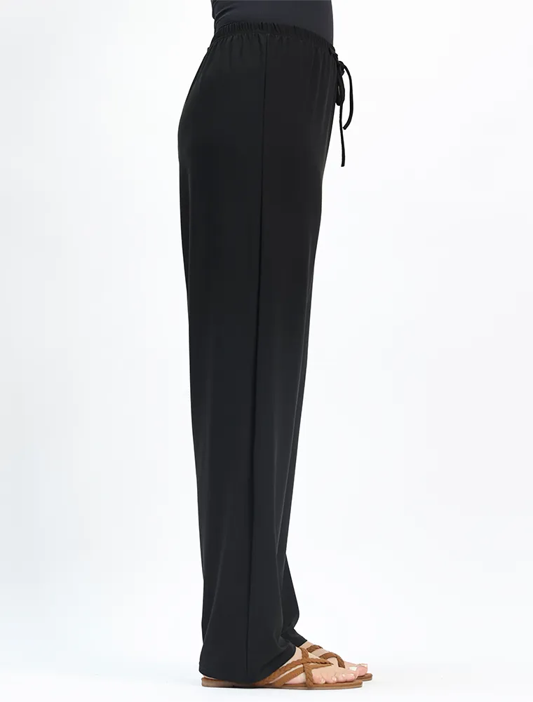 Black Jersey Trousers